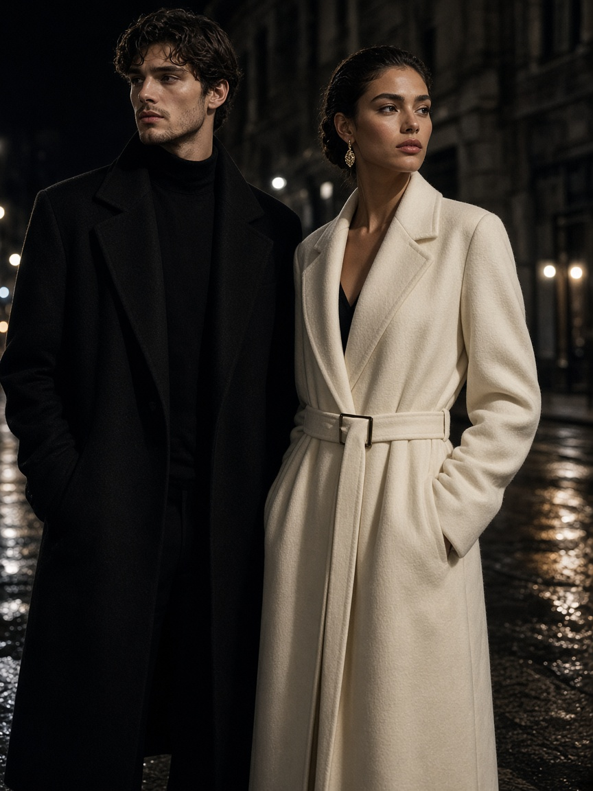 Look 02 — black and ivory pairing